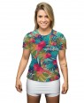 CAMISA DRY FIT FEMININO FLORA - OFERTAÇO