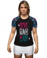 CAMISA DRY FIT FEMININO PEACE AND LOVE - OFERTAÇO