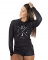 BODY FEMININO BJJ LIFESTYLE BLACK - OFERTAÇO