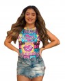 BODY CLASSIC ANOS 80 FEMININO - OFERTAÇO