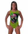 BODY CLASSIC TROPICAL SKULL FEMININO - OFERTAÇO