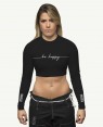 CROPPED BE HAPPY FEMININO - OFERTAÇO