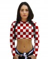 CROPPED CHESS RED FEMININO - OFERTAÇO