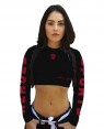CROPPED HEROES TRAINING RED FEMININO