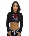 CROPPED I LOVE FEMININO - OFERTAÇO