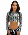 CROPPED TROPICAL WHITE FEMININO - OFERTAÇO