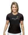 CAMISA DRY FIT FEMININO BRASIL COMPETITION BROWN - OFERTAÇO