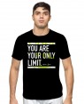 CAMISA DRY FIT MASCULINO LIMIT PRETA - OFERTAÇO