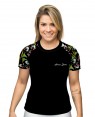 CAMISA DRY FIT FEMININO TROPICAL BLACK - OFERTAÇO