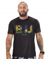 CAMISA DRY FIT MASCULINO GOLPES BJJ PRETO - OFERTAÇO
