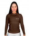 RASHGUARD FEMININO HEROES BROWN