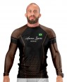 RASHGUARD MASCULINO BRASIL COMPETITION BROWN