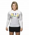 RASHGUARD FEMININO GOLPES BJJ BRANCA