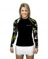 RASHGUARD FEMININO TROPICAL BLACK