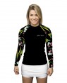 RASHGUARD FEMININO TROPICAL BLACK - OFERTAÇO