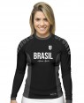 RASHGUARD FEMININO BRASIL BLACK