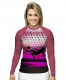 RASHGUARD FEMININO FUTEVÔLEI BICICLETA PINK