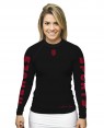 RASHGUARD FEMININO HEROES TRAINING RED