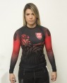 RASHGUARD FEMININO FLAMENGO RUBRO NEGRO 