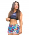 SHORT RUNNER FLORA FEMININO - OFERTAÇO