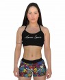 SHORT CROSS GRAFFITTI FEMININO - OFERTAÇO