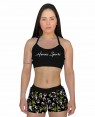 SHORT CROSS TROPICAL BLACK FEMININO - OFERTAÇO