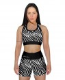 SHORT FITNESS ZEBRA FEMININO - OFERTAÇO