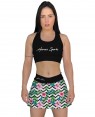 SHORT SAIA TROPICAL WHITE FEMININO - OFERTAÇO