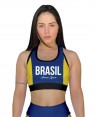 TOP FITNESS BRASIL BLUE FEMININO