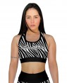 TOP FITNESS ZEBRA FEMININO - OFERTAÇO