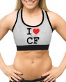 TOP FITNESS I LOVE CF GREY FEMININO - OFERTAÇO