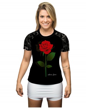 CAMISA DRY FIT FEMININO ROSES FIGHT - OFERTAÇO