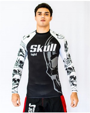 RASHGUARD MASCULINO SKULL FIGHT - OFERTAÇO 