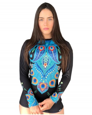 BODY FEMININO BLACK PEACOCK 