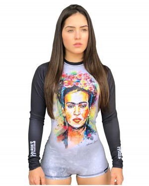 BODY FEMININO FRIDA KAHLO - OFERTAÇO 