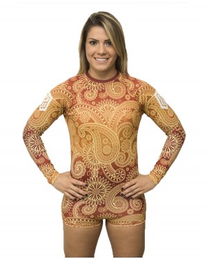 BODY FEMININO PAISLEY GOLD - OFERTAÇO 