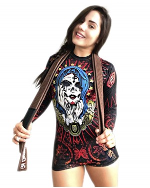 BODY FEMININO SANTA MUERTE 