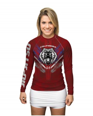 RASHGUARD FEMININO CALIFORNIA BEAR - OFERTAÇO