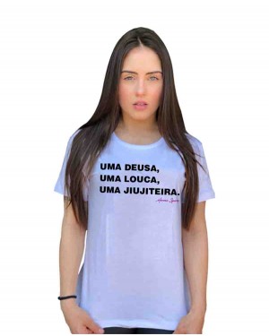CAMISA DE ALGODÃO FEMININO DEUSA JIUJITEIRA - OFERTAÇO