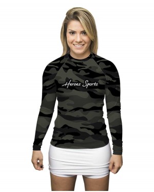 RASHGUARD FEMININO CAMUFLADO 
