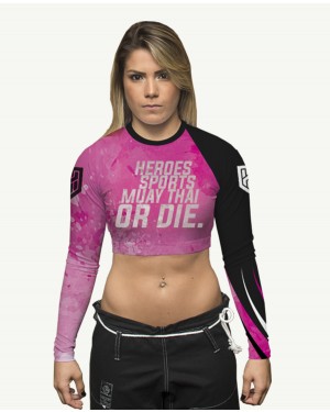 CROPPED MUAY THAI OR DIE FEMININO - OFERTAÇO