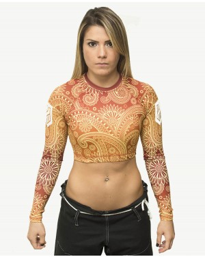 CROPPED PAISLEY GOLD FEMININO - OFERTAÇO