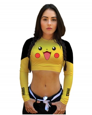 CROPPED PIKACHU FEMININO - OFERTAÇO