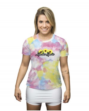 CAMISA DRY FIT FEMININO TIE DYE - OFERTAÇO