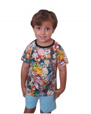 CAMISA DRY FIT INFANTIL POKÉMON - OFERTAÇO 