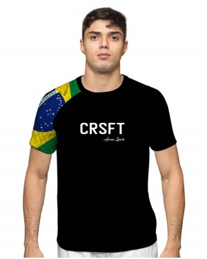 CAMISA DRY FIT MASCULINO CRSFT BRASIL - OFERTAÇO