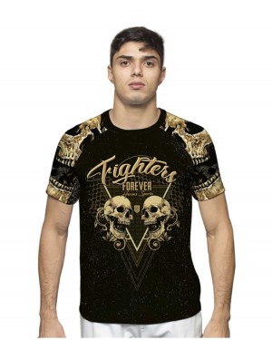 CAMISA DRY FIT MASCULINO FIGHTER FOREVER - OFERTAÇO