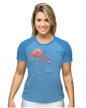 CAMISA DRY FIT FEMININO FLAMINGO - OFERTAÇO