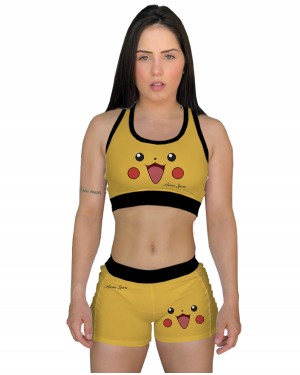 CONJUNTO PIKACHU FEMININO