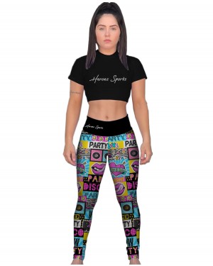 LEGGING FEMININO ANOS 80 - OFERTAÇO